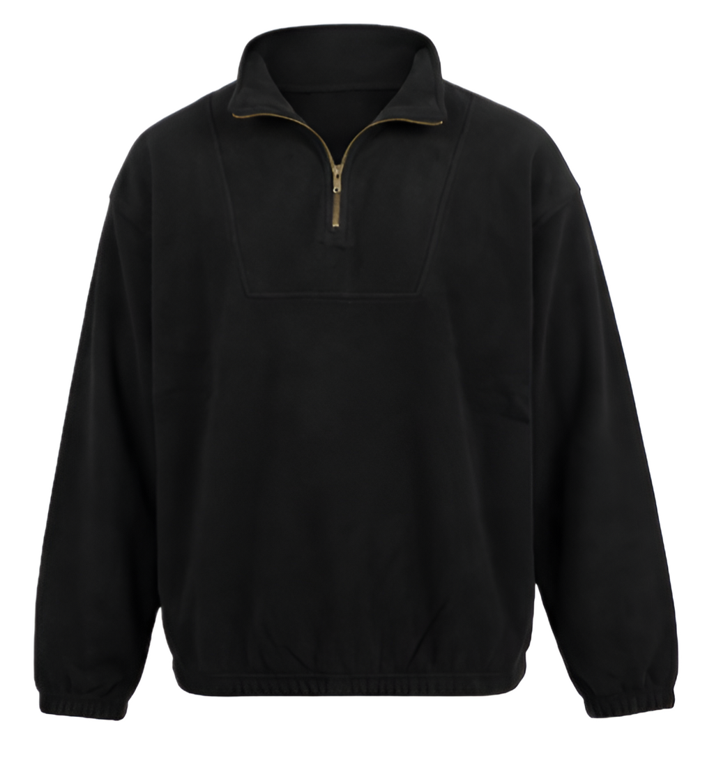 Black Quarter Zipper