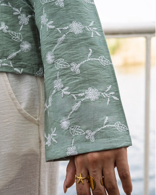 Embroidered Top