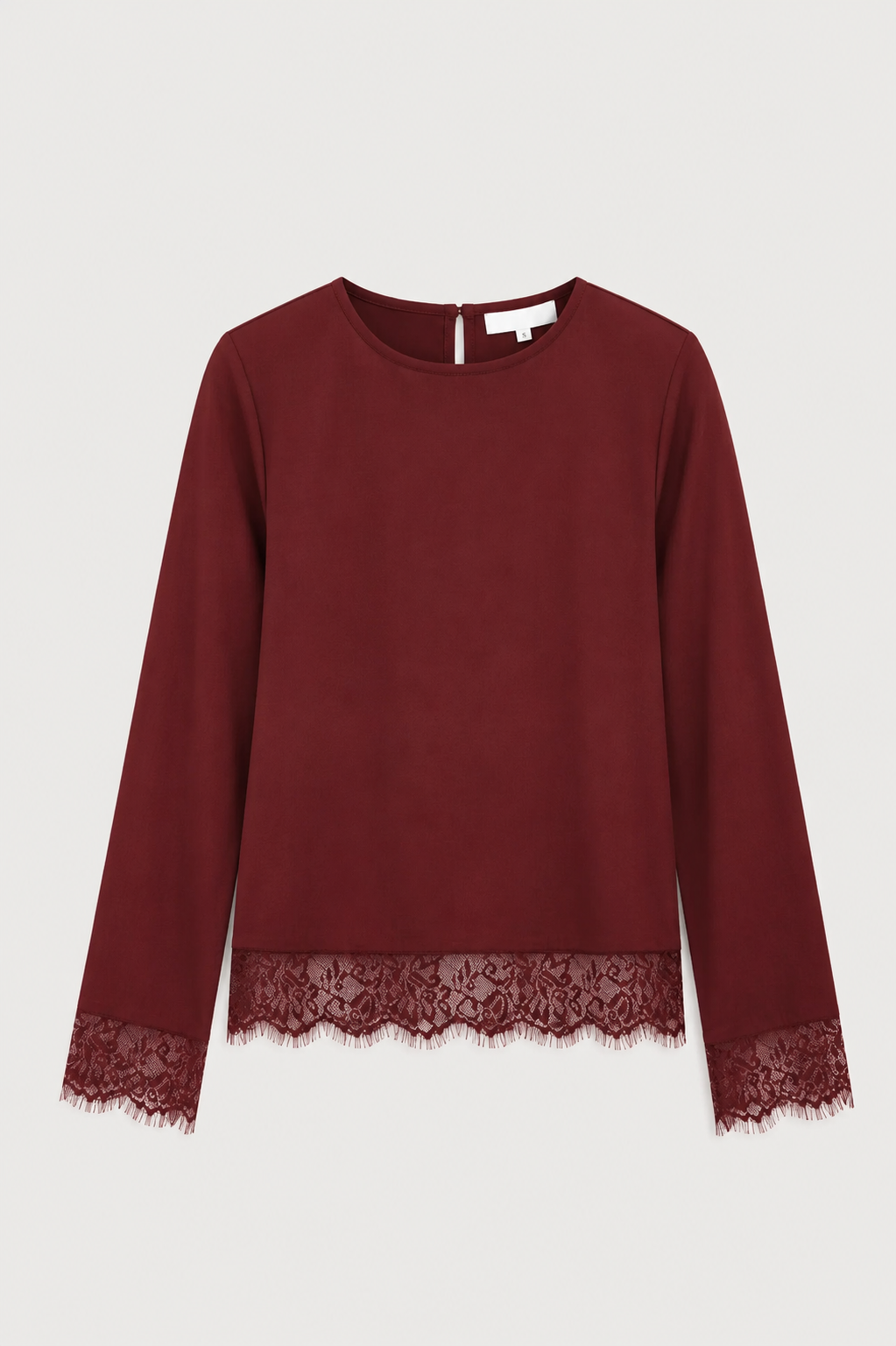 Lace Top Bundle (Black & Burgundy)