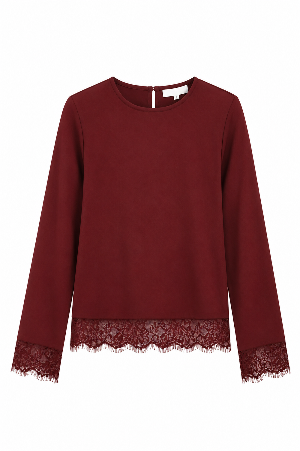 Burgundy Lace top