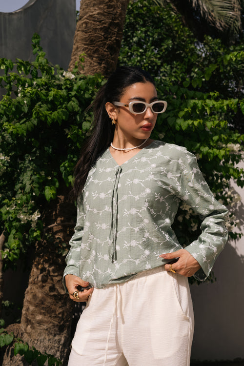 Embroidered Top
