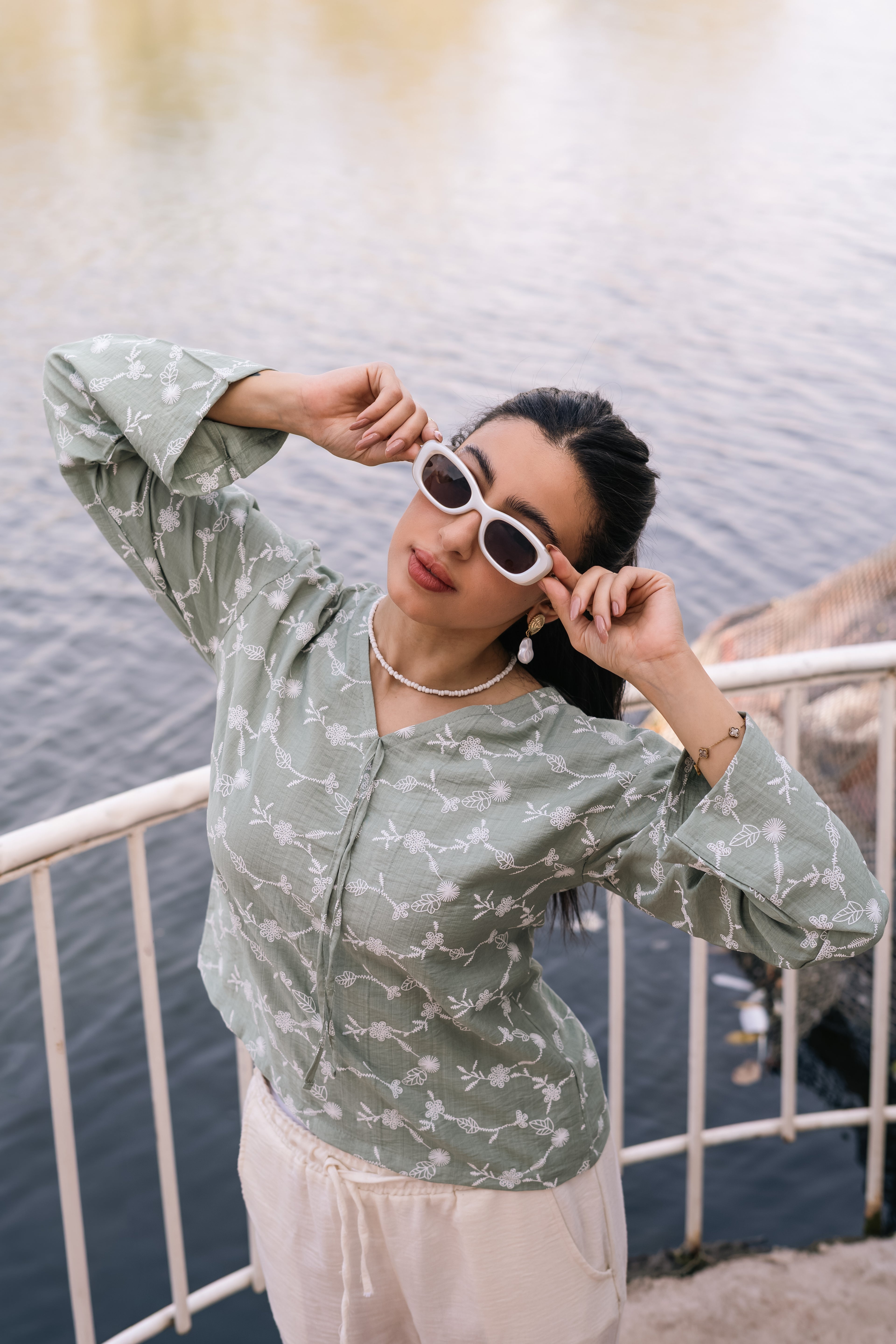 Embroidered Top