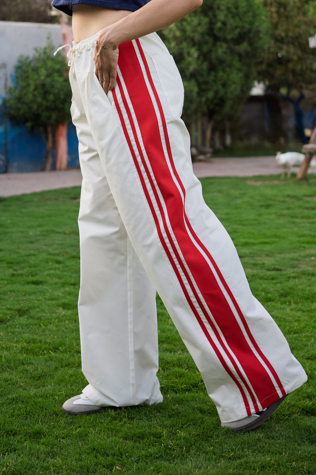 Side-Stripe Track Pants