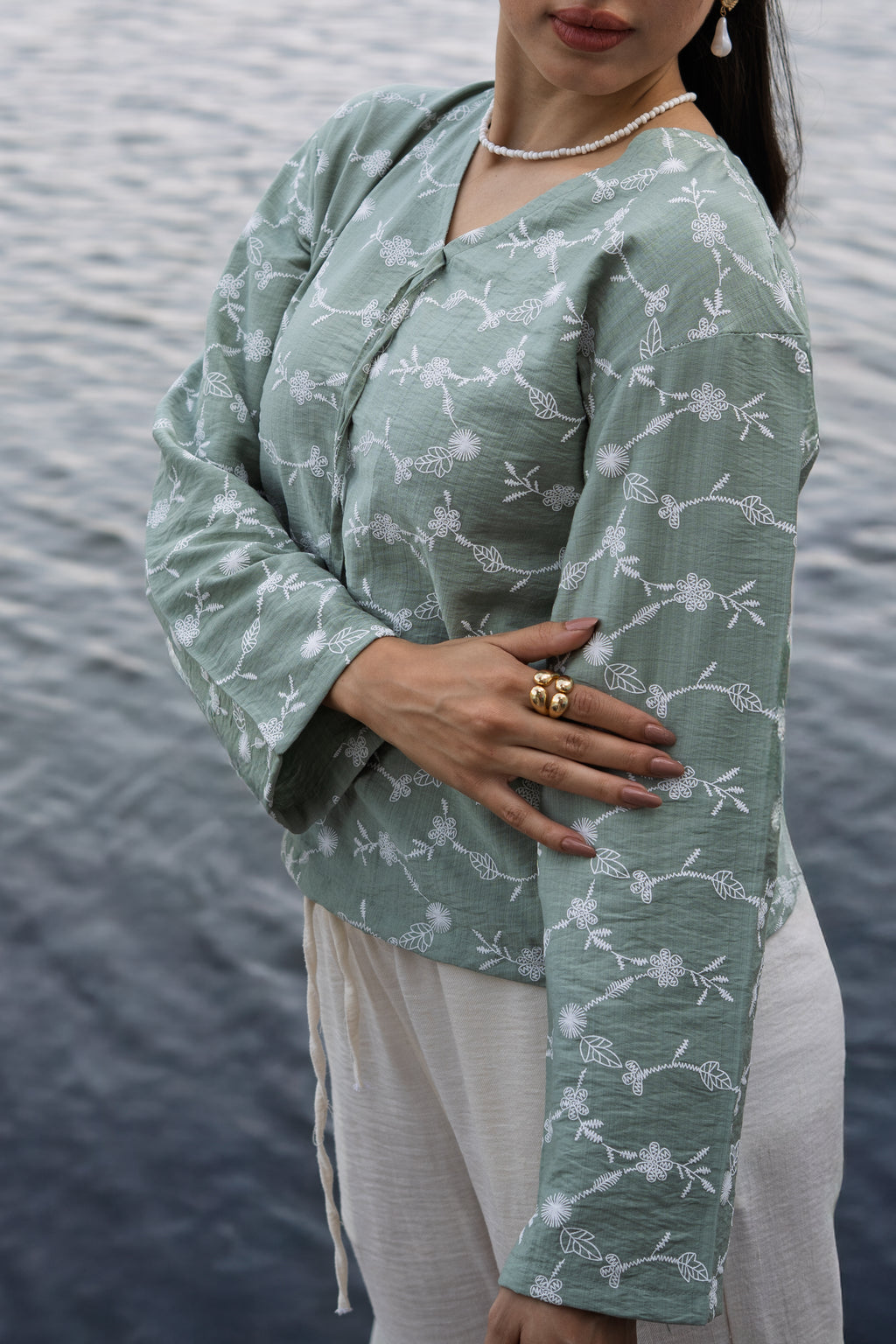 Embroidered Top